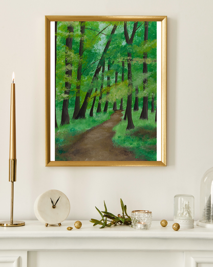 Winding Paths Print