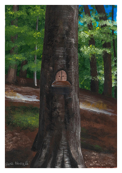 Fairy Door in the Forest Print